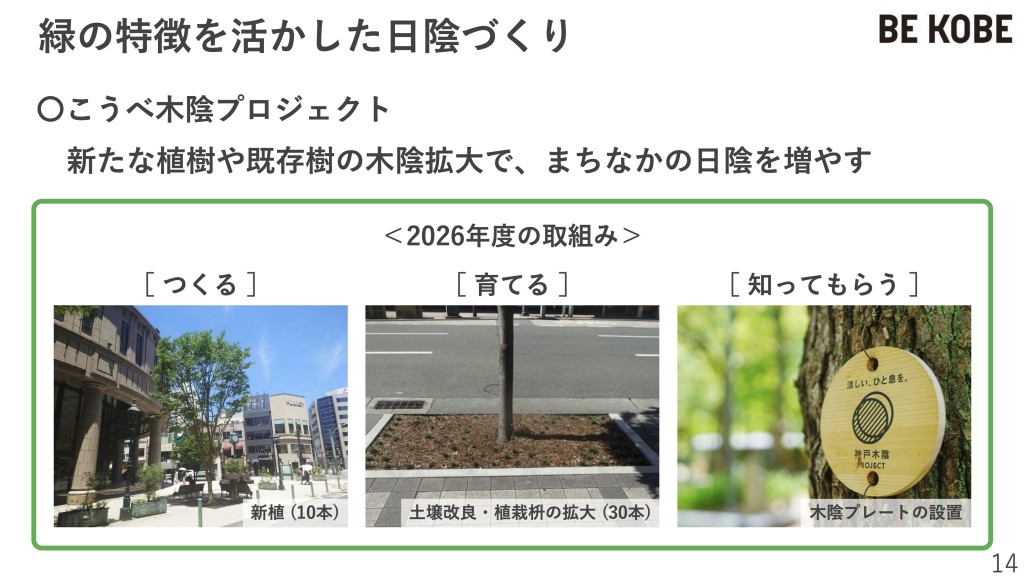 こうべ木陰プロジェクト
